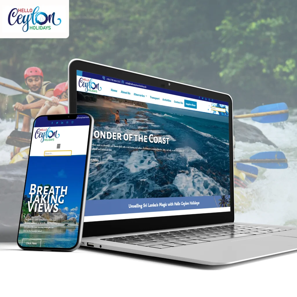 Ceylon Holidays — Travel project by Timeko Solutions