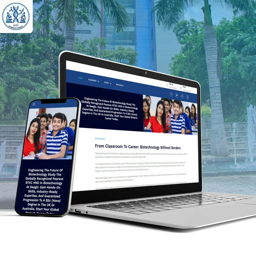 Saegis Technology Dept. — Web project by Timeko Solutions