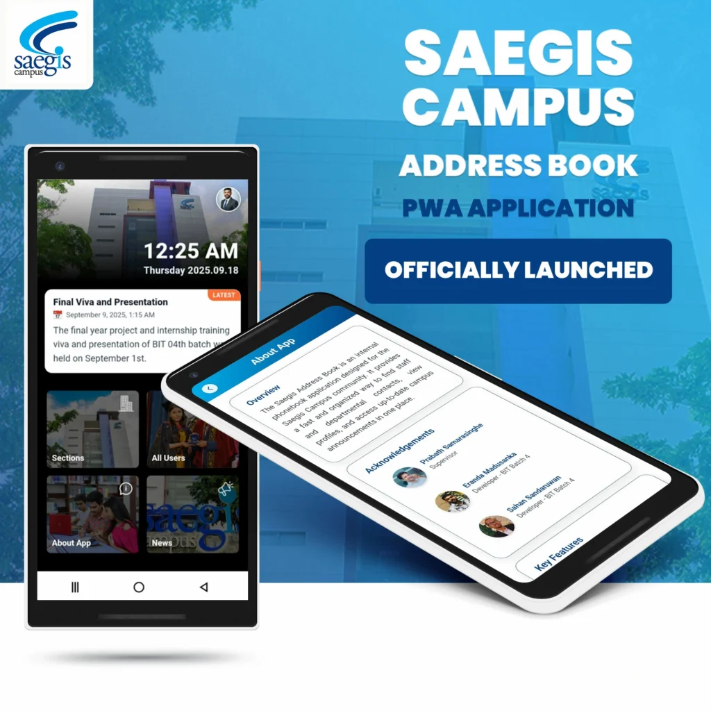 Saegis Address Book — Custom App project by Timeko Solutions