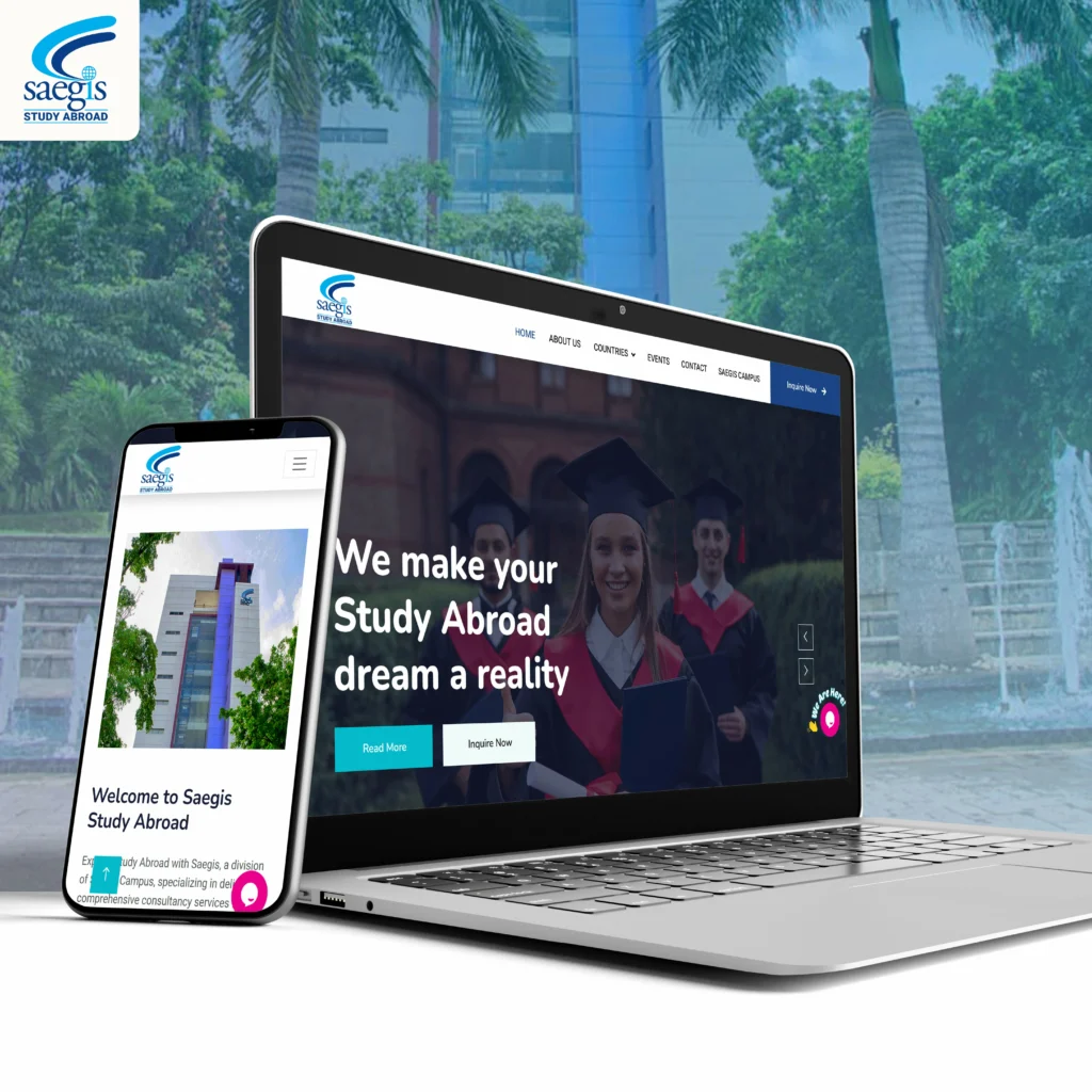 Saegis Study Abroad — Education project by Timeko Solutions